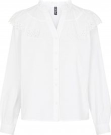 PIECES Halenka \'Evangla\' bílá
