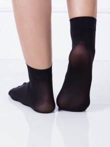 Dámské ponožky 6 černých a 3 béžové ONE SIZE
