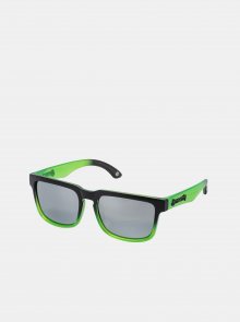 Černo-zelené pánské sluneční brýle Meatfly Memphis