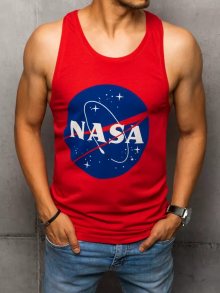 Dstreet Červené tílko v moderním provedení Nasa
