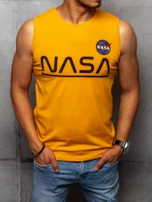 Dstreet Stylové hořčičné tílko Nasa
