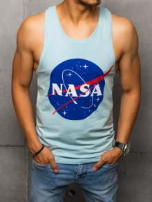 Dstreet Nebesky modré tílko v moderním provedení Nasa