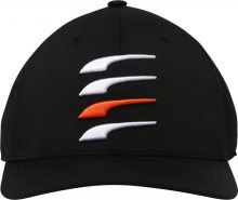 PUMA Sportovní kšiltovka černá / bílá / tmavě oranžová