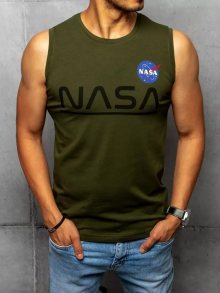 Dstreet Stylové khaki tílko Nasa