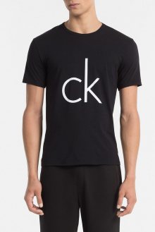Calvin Klein černé pánské tričko S/S Crew Neck - XL