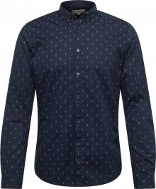 TOM TAILOR DENIM Košile hnědá / černá / bílá