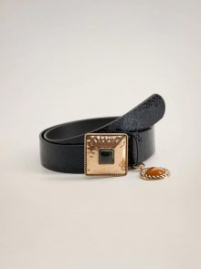 Mango černé pásek Piedra - 75