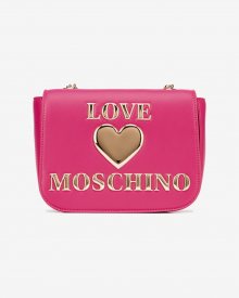 Love Moschino růžové crossbody kabelka
