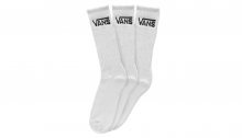 Vans Classic Crew Socks 3 Pack bílé VN000XRZWHT