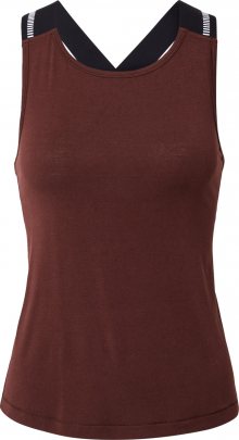 Casall Sportovní top burgundská červeň / černá / bílá