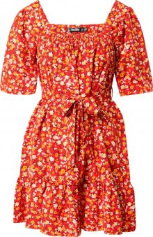 Missguided Letní šaty \'DITSY\' oranžová / červená / bílá