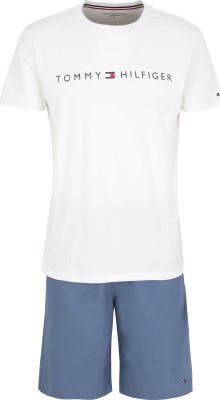 Tommy Hilfiger Underwear Pyžamo krátké bílá / modrá / červená