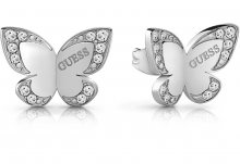 Guess Luxusní ocelové náušnice Motýlci UBE78010