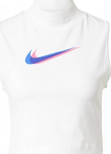 Nike Sportswear Top modrá / pink / bílá