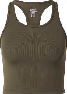 Casall Sportovní top tmavě zelená