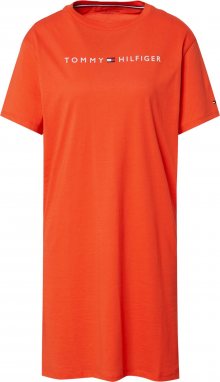 Tommy Hilfiger Underwear Noční košilka bílá / námořnická modř / červená / oranžově červená