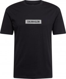Calvin Klein Performance Funkční tričko černá / šedá
