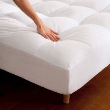 Blancheporte Napínací ochrana matrace z mikrogelu bílá 90x190cm