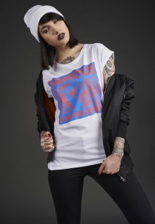 Urban Classics Ladies Loud and Clear Tee white - XS