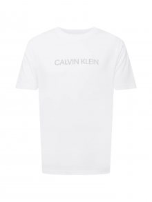 Calvin Klein Performance Funkční tričko bílá / šedá