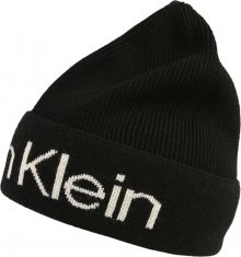 Calvin Klein Čepice černá / bílá