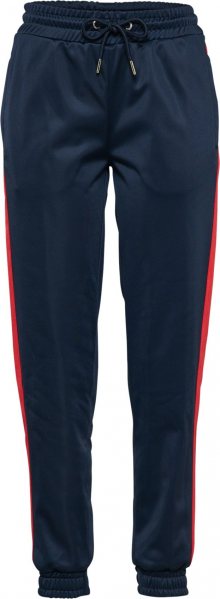 Urban Classics Kalhoty \'Cuff Track\' námořnická modř / červená