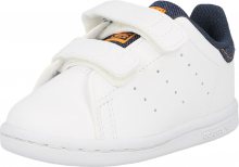 ADIDAS ORIGINALS Tenisky \'STAN SMITH\' bílá / modrá džínovina / zlatě žlutá
