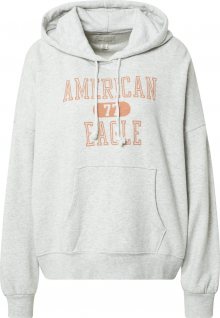 American Eagle Mikina karamelová / šedý melír