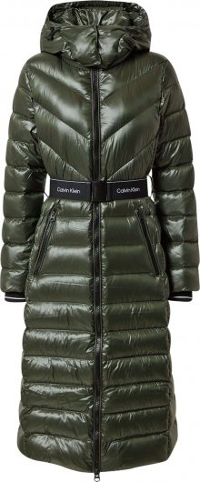 Calvin Klein Zimní kabát olivová