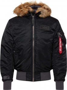 ALPHA INDUSTRIES Zimní bunda černá