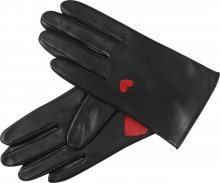 Roeckl Prstové rukavice \'Tuileries Touch\' černá / červená