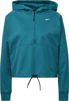 Reebok Sport Sportovní mikina petrolejová