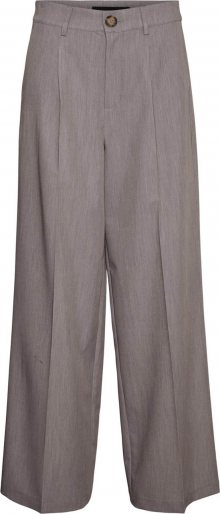 VERO MODA Kalhoty se sklady v pase \'Zepherine\' šedá