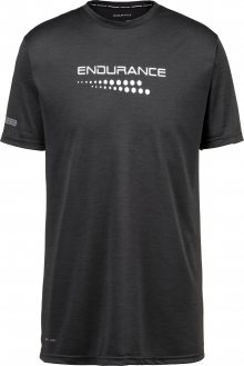 ENDURANCE Funkční tričko \'Portofino\' černá / bílá