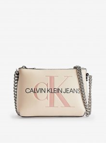 Calvin Klein krémová crossbody kabelka