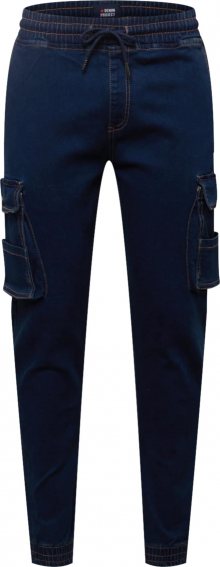 Denim Project Džíny s kapsami tmavě modrá