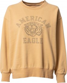 American Eagle Mikina hořčicová / šedá