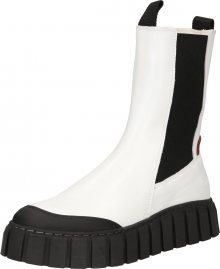 BUFFALO Chelsea boty \'Sunday\' černá / bílá