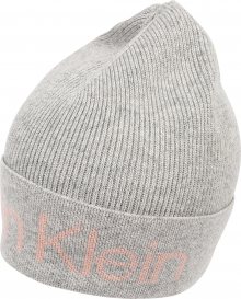 Calvin Klein Čepice šedá / broskvová