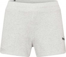 PUMA Sportovní kalhoty světle šedá / černá