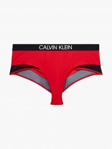 High Waist Bikini Plavky Calvin Klein Červená