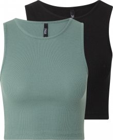ONLY Top \'KENYA\' khaki / černá