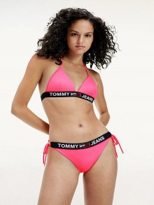 Cheeky String Side Tie Bikini Spodní díl plavek Tommy Hilfiger Růžová
