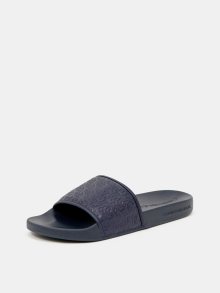 Slide Embossed Pantofle Calvin Klein Modrá