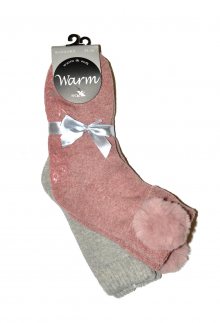 Dámské ponožky Warm Sox 37706 ABS 2ks - WiK černá 35-38