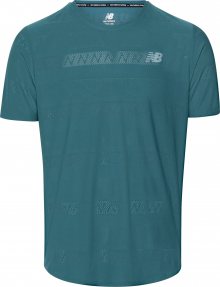 new balance Funkční tričko \'Speed\' smaragdová / opálová