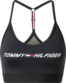 Tommy Sport Sportovní podprsenka černá / bílá / červená / námořnická modř