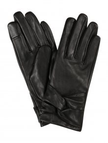 PIECES Prstové rukavice \'SILLE\' černá