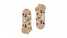 Happy Socks Mushroom Low Sock světlehnědé MMU05-1700