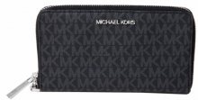 Michael Kors Dámská peněženka Jet Set 35S0STVL2B Black Signature